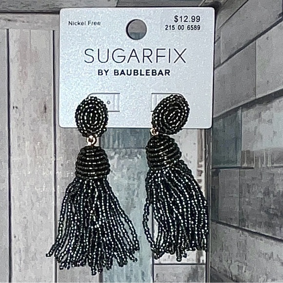 Sugarfix by BaubleBar Polished Beaded Tassel Earrings - Picture 3 of 4